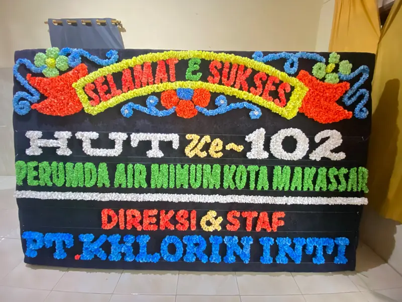 Papan Ucapan Selamat & Sukses Makassar
