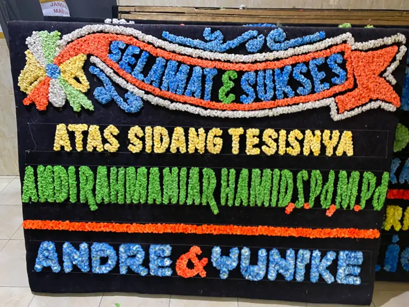 Papan Ucapan untuk Pencapaian Makassar